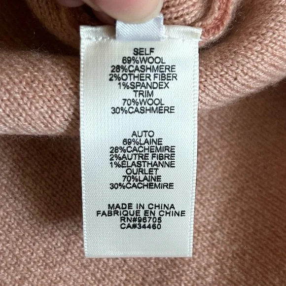 Rebecca Taylor Cashmere Blend Sweater Puff Sleeves Size Medium. NWT - Picture 10 of 12